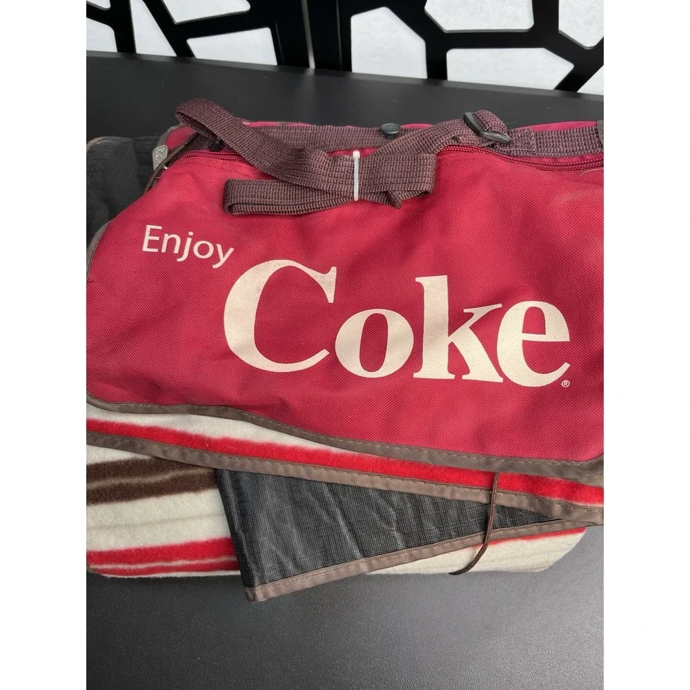 Coca Cola Collectible Blanket Promotional Item Camping Beach Throw